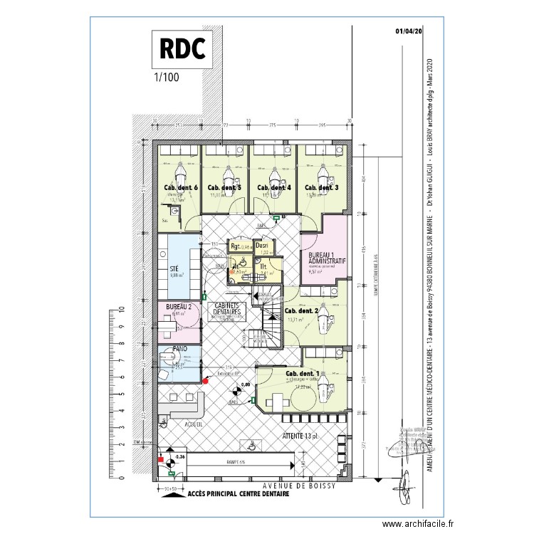 Centre médico dentaire Dr Guigui. Plan de 0 pièce et 0 m2