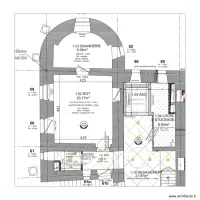 Plan Eclairage Accueil RDJ cot&eacute; ascenseur
