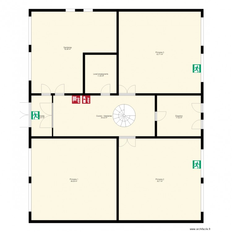 nouvelle aile chiny REZ. Plan de 0 pièce et 0 m2