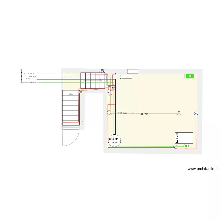 Cave &eacute;lectricit&eacute; 12 02 19. Plan de 