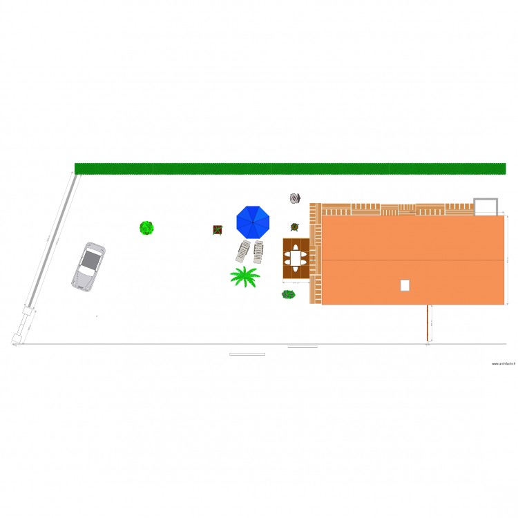 villa ext . Plan de 0 pièce et 0 m2