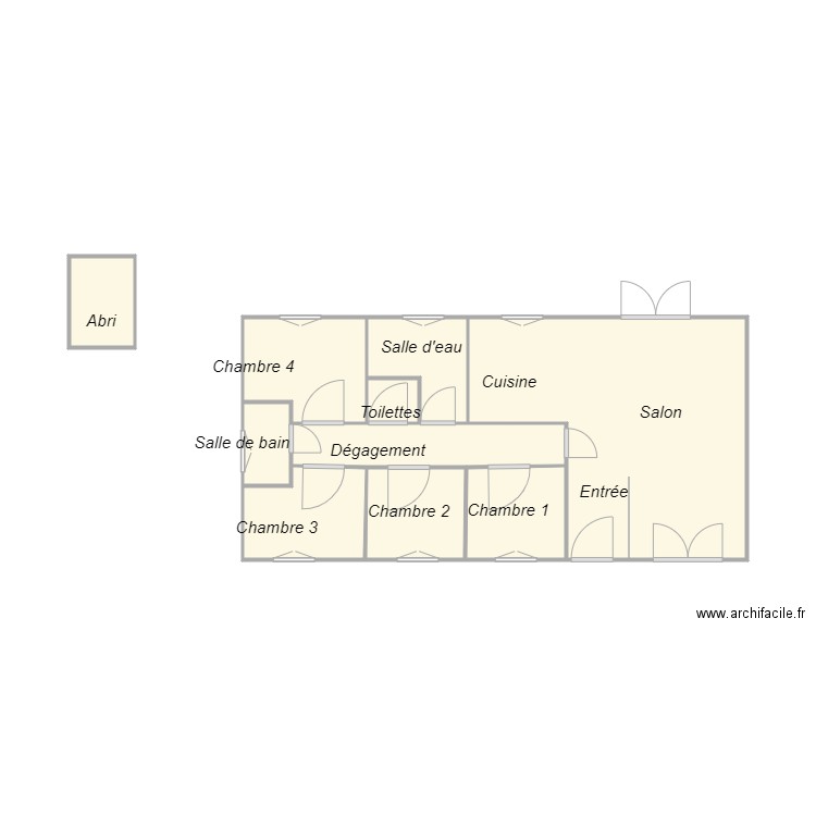 Croquis BILLON VIDAL. Plan de 0 pièce et 0 m2