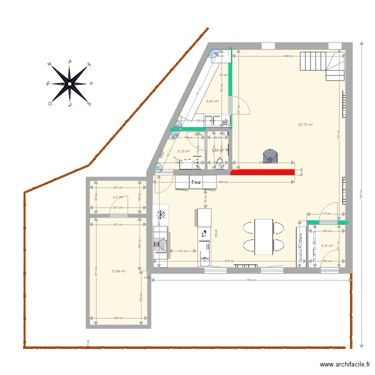 RdC au 08 03 2018. Plan de 0 pièce et 0 m2