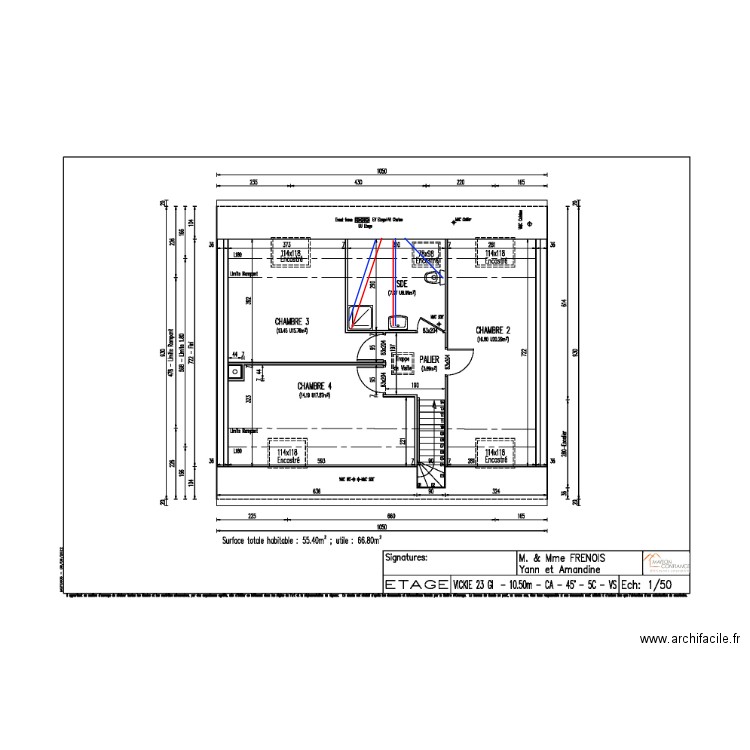 FRENOIS ETAGE HYDRAULIQUE. Plan de 0 pièce et 0 m2