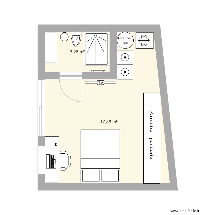 Gest Studio. Plan de 0 pièce et 0 m2