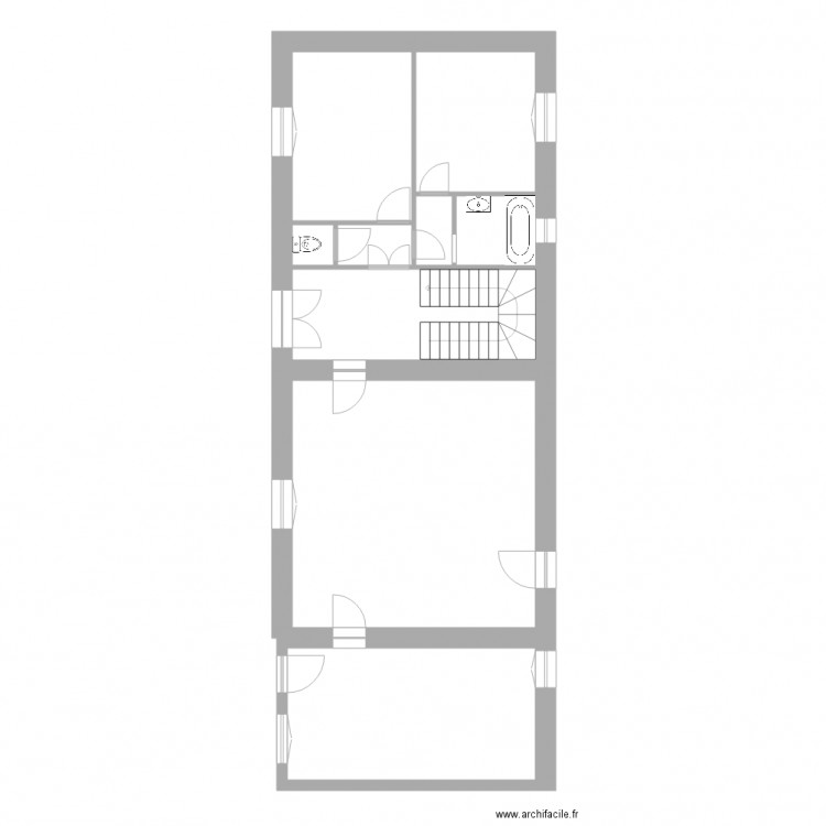 CABANNE Barlest. Plan de 0 pièce et 0 m2