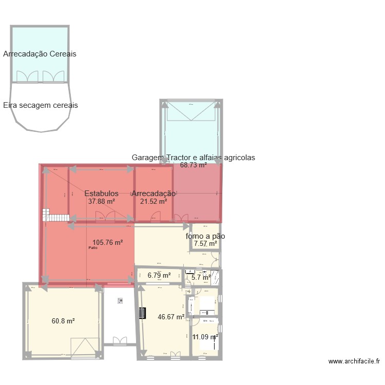 MENDES  QUARTOS 2. Plan de 0 pièce et 0 m2