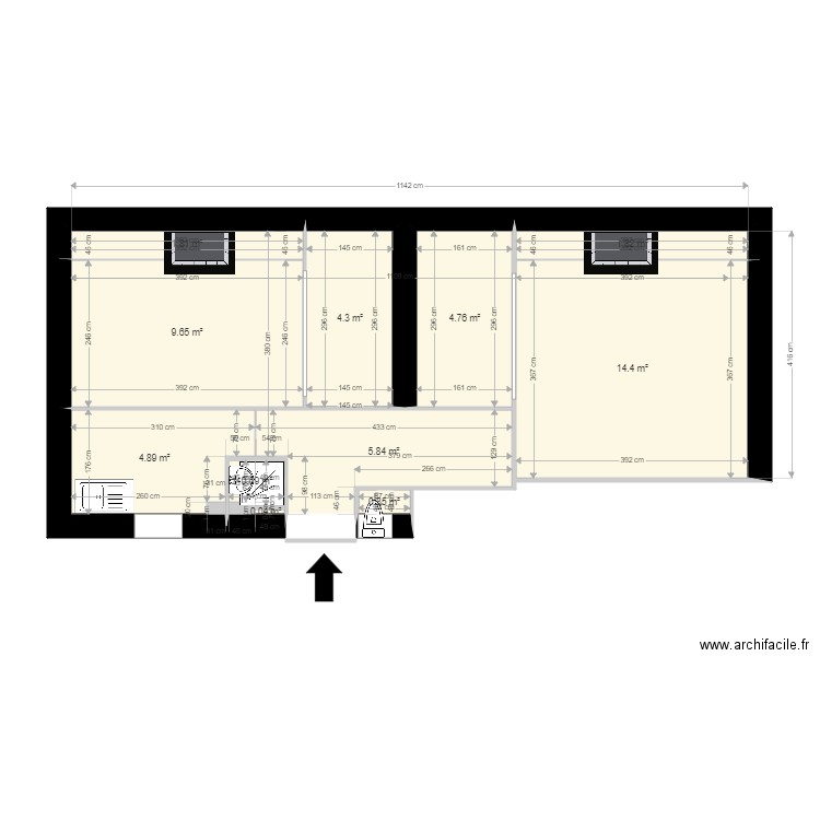 48 Molière. Plan de 0 pièce et 0 m2