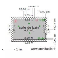 plans cot&eacute; sdb maison gauche coutiches #2
