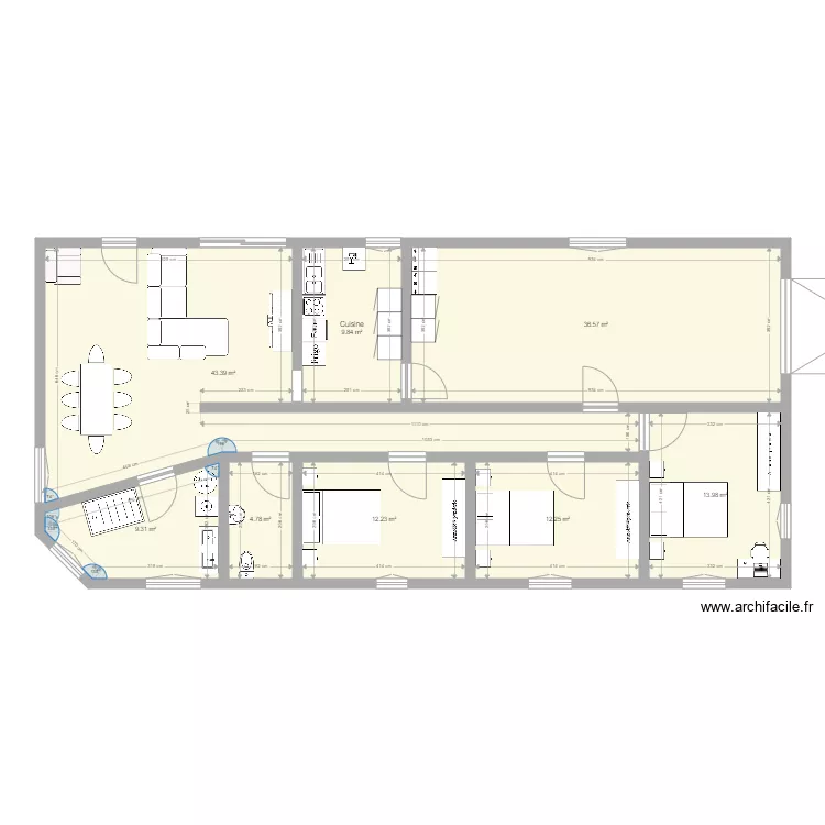 Saint p&eacute;lerin travaux v1. Plan de 