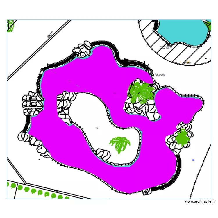 piscine 2. Plan de 
