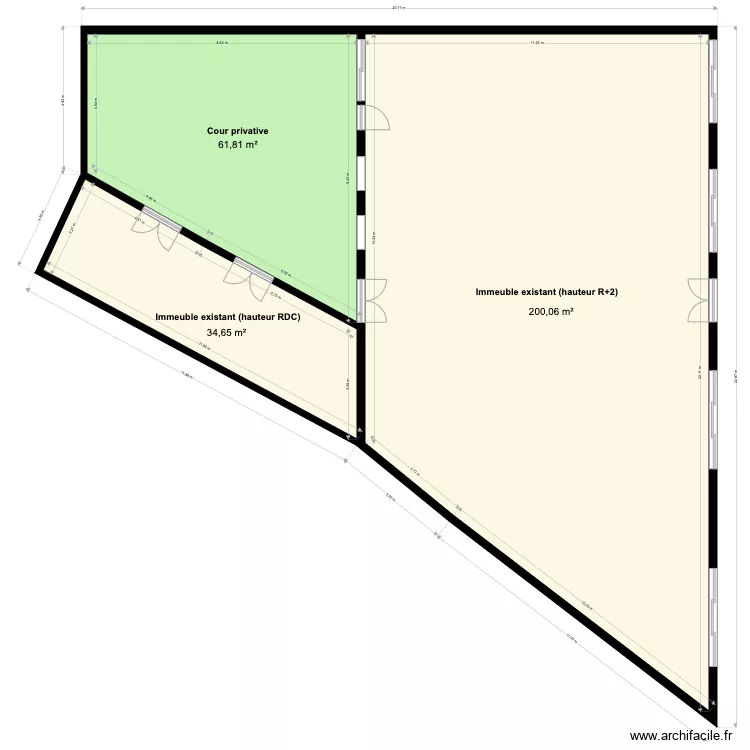 Foch plan sommaire DP. Plan de 