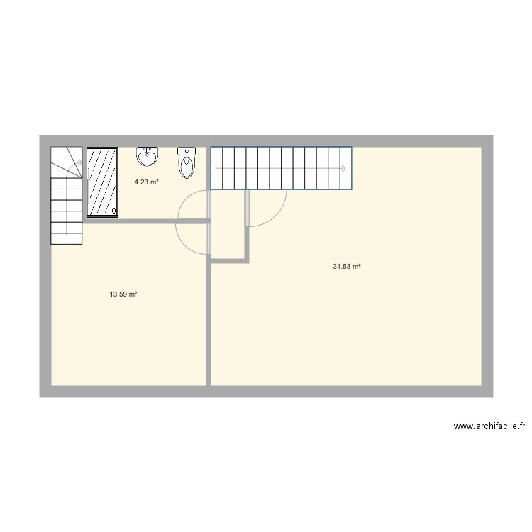 Grange. Plan de 0 pièce et 0 m2