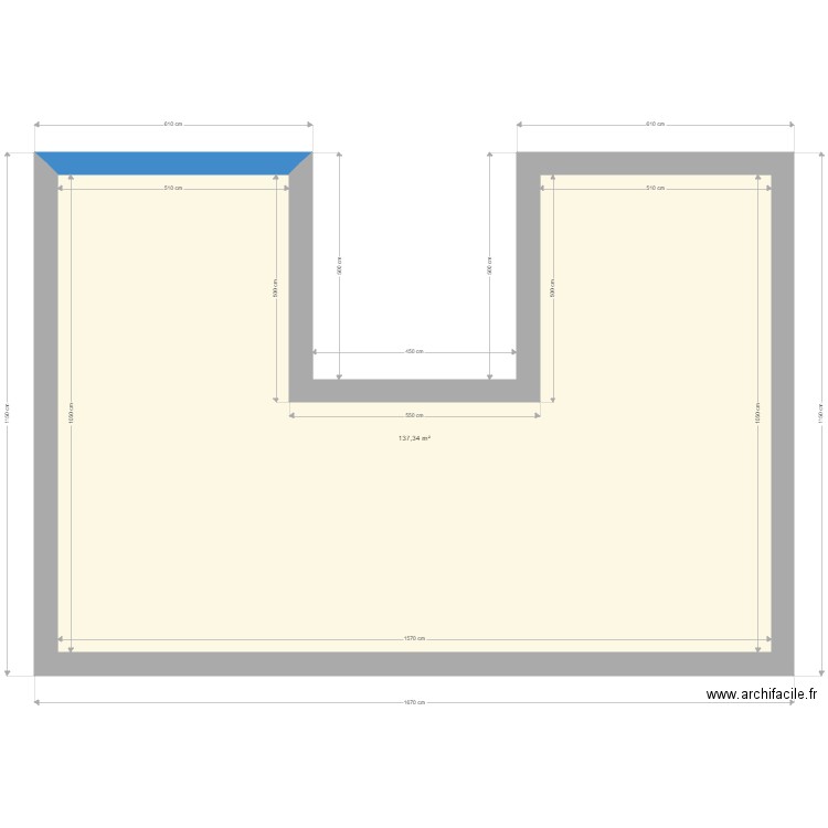 maison U 2. Plan de 0 pièce et 0 m2