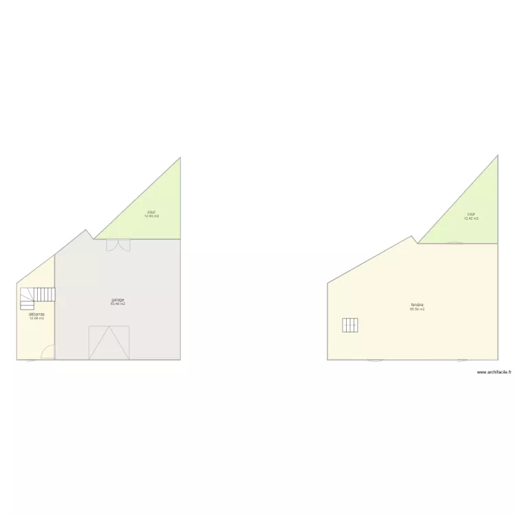 GARNIER    &eacute;tat des lieux. Plan de 
