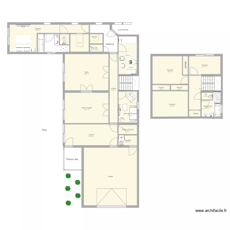 SAINT EVARZEC R12. Plan de 