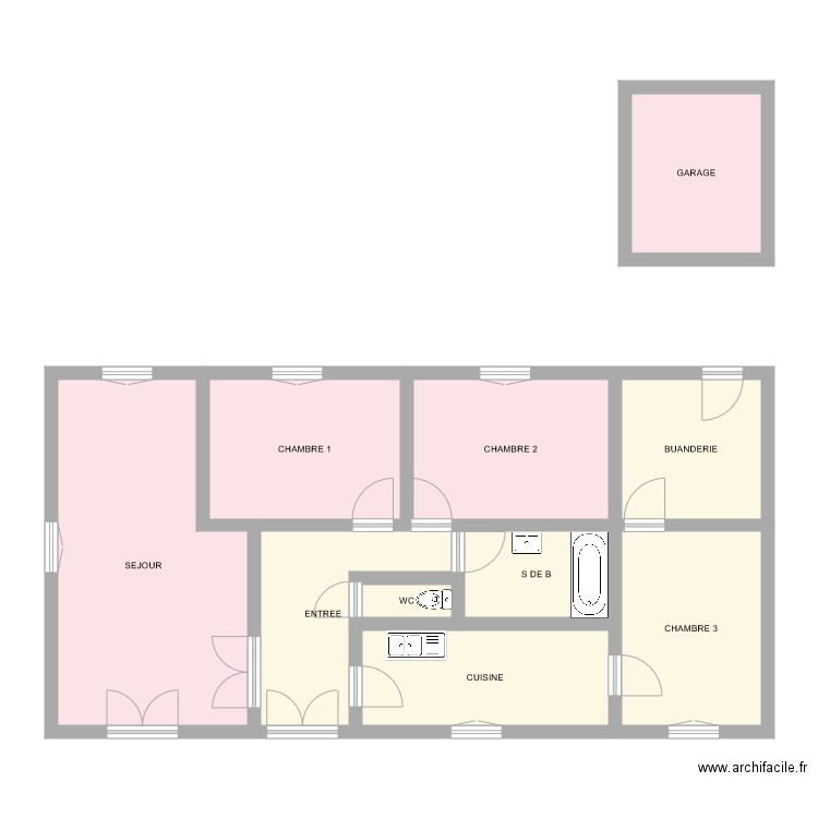 DUCOURTIOUX. Plan de 0 pièce et 0 m2