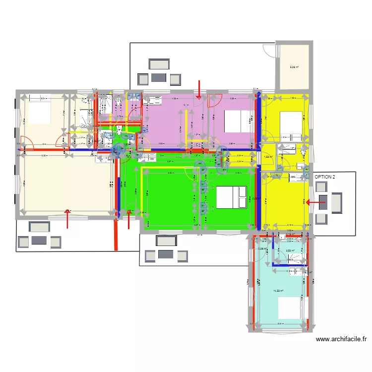 division 5 avec surfaces. Plan de division 5 avec surfaces. Plan de