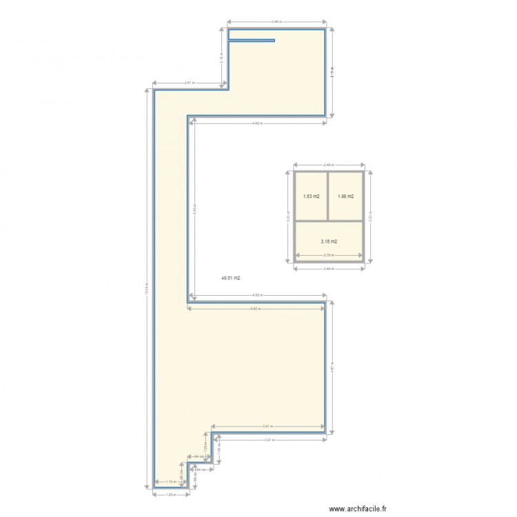 FCBA BIS. Plan de 0 pièce et 0 m2