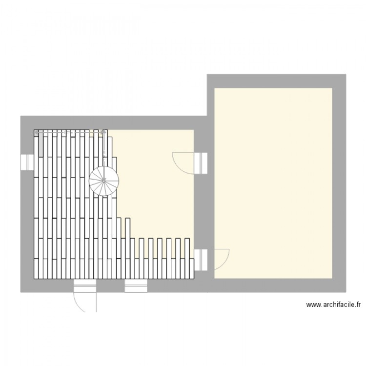550 x 590 Parquet. Plan de 0 pièce et 0 m2