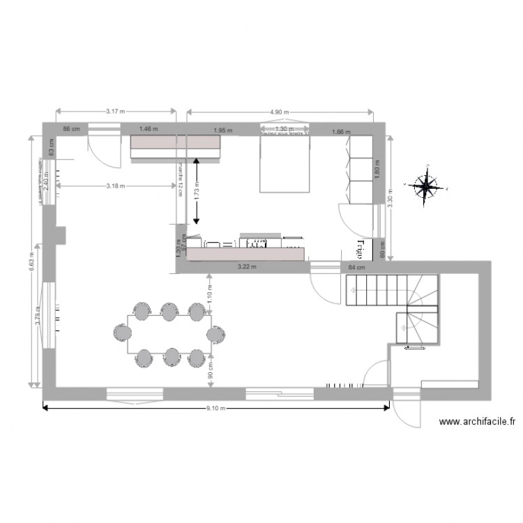 Cuisine plan aménagé 2. Plan de 0 pièce et 0 m2