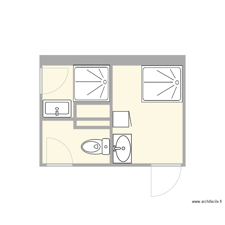 DURAND SDB PROJET 2. Plan de 0 pièce et 0 m2