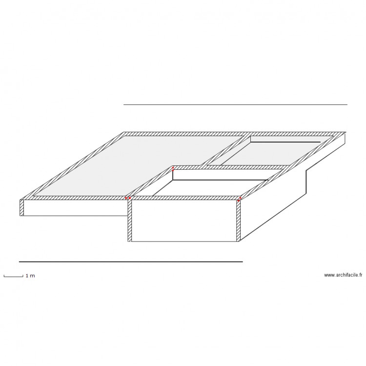 fondation. Plan de 0 pièce et 0 m2