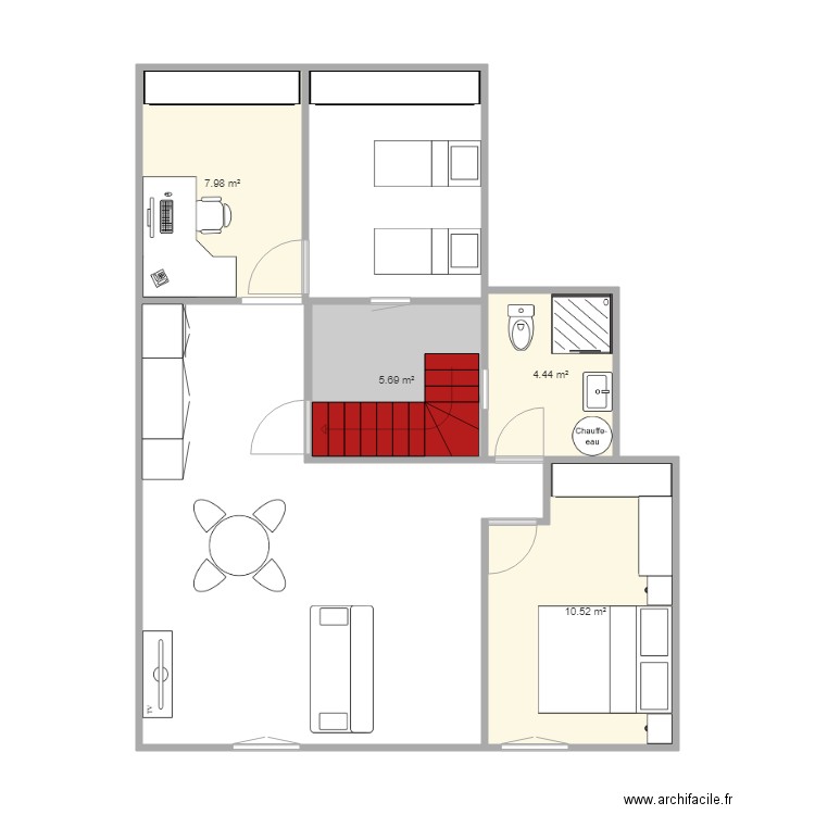 logement T3. Plan de 0 pièce et 0 m2