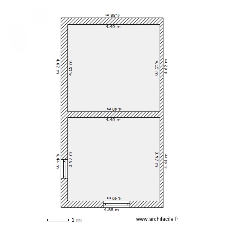 couteliers. Plan de 0 pièce et 0 m2