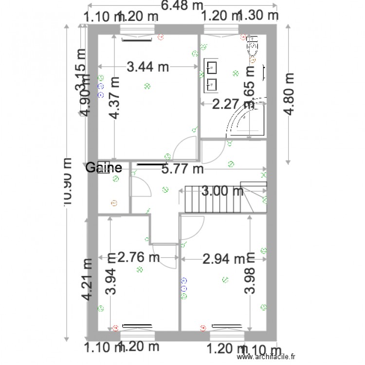 Oznur FILAIRE ETAGE 150915. Plan de 0 pièce et 0 m2