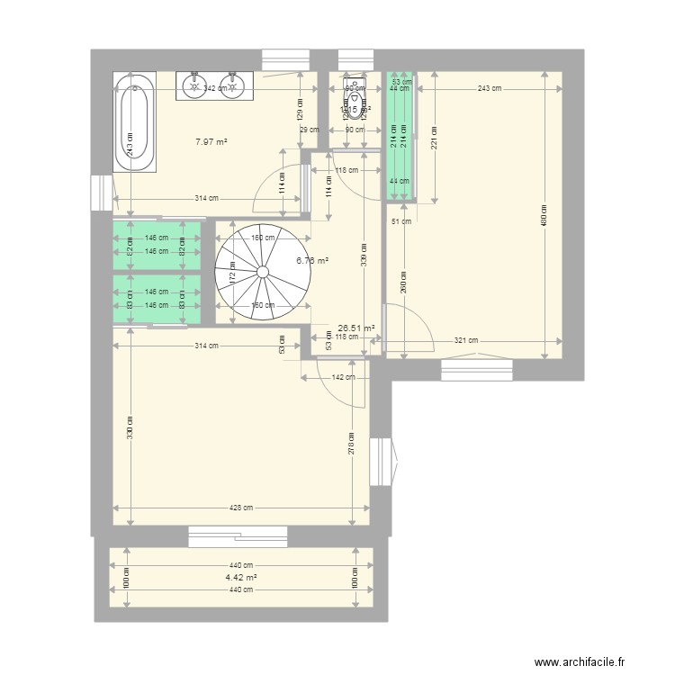 Montagné N2. Plan de 0 pièce et 0 m2