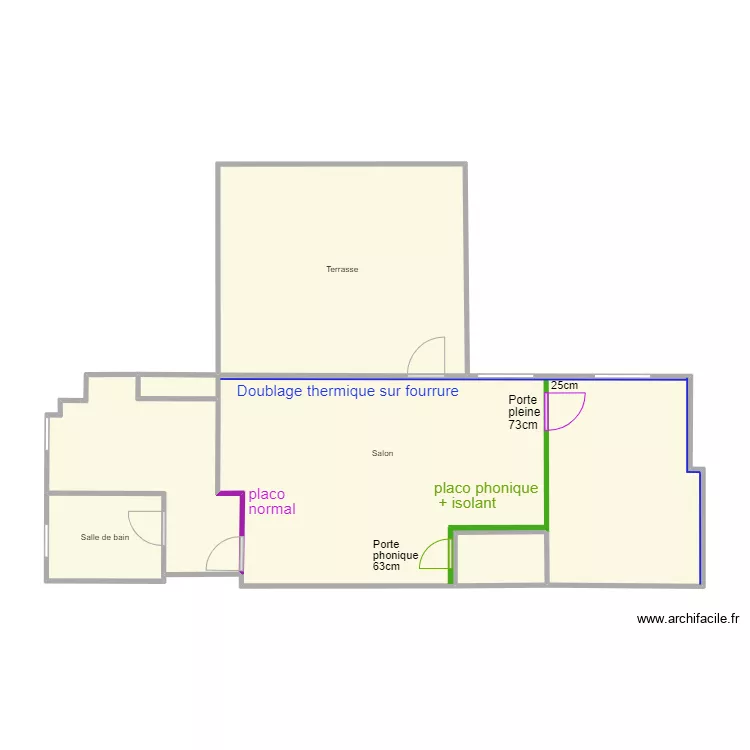 PIGNE MACONNERIE. Plan de 