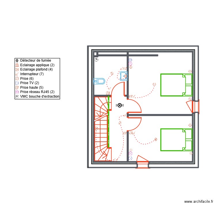 ilettes LOT 37 logement 12 étage. Plan de 0 pièce et 0 m2