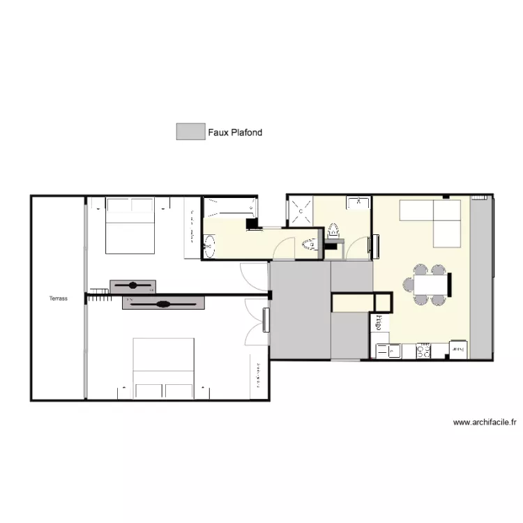 Plan Cannes projet faux plafond. Plan de Plan Cannes projet faux plafond. Plan de