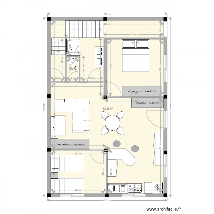 maison taddart et modif. Plan de 0 pièce et 0 m2