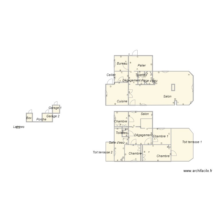 Croquis BEAUPUY Plomb. Plan de 0 pièce et 0 m2