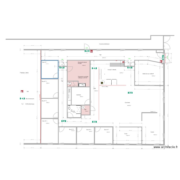 Kiné pole emploi 2. Plan de 0 pièce et 0 m2