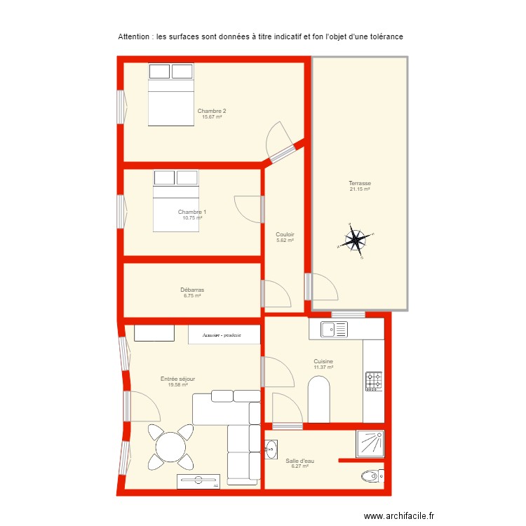 BI 2190 non côté. Plan de 0 pièce et 0 m2