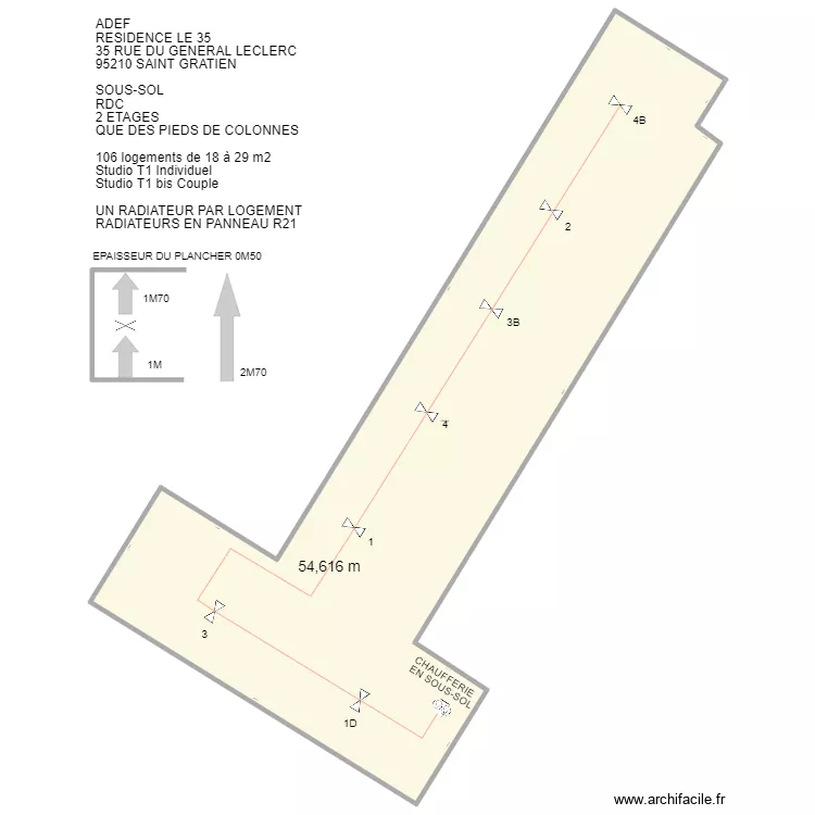ADEF SAINT GRATIEN LE 35. Plan de ADEF SAINT GRATIEN LE 35. Plan de