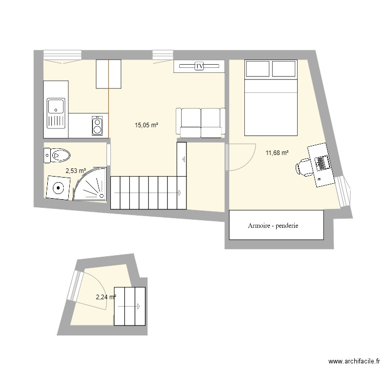 Republique. Plan de 0 pièce et 0 m2