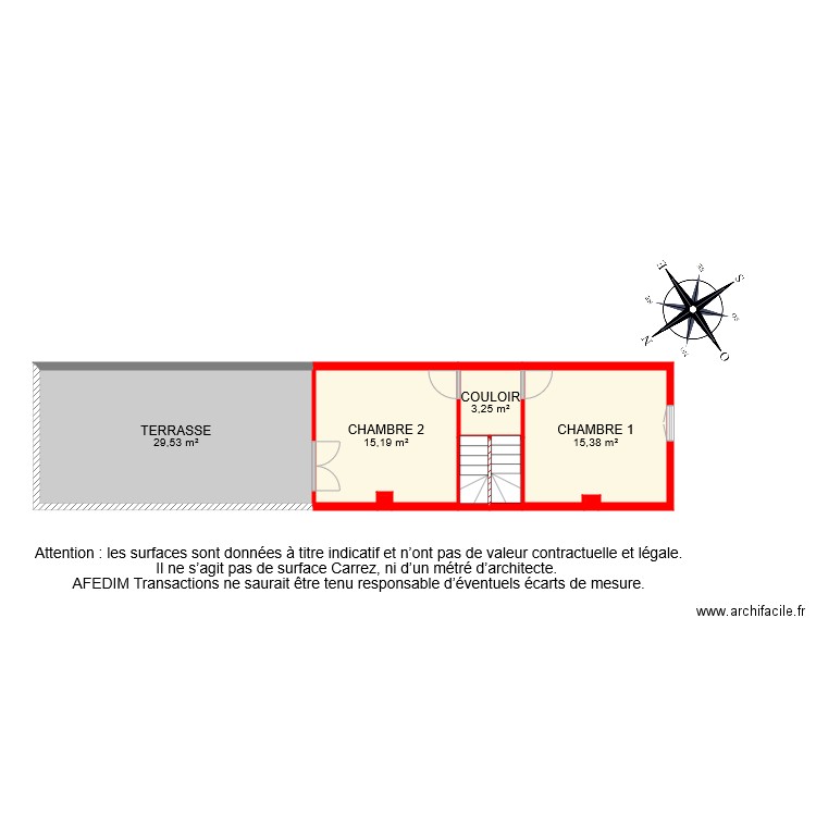 BI 6971 ETAGE 1. Plan de 0 pièce et 0 m2