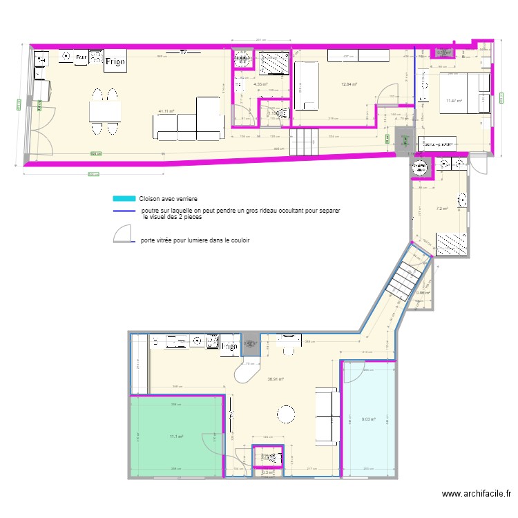 MAITRE GEBRIL projet. Plan de 0 pièce et 0 m2