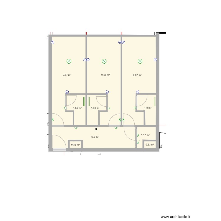 Ch101 103  électricité existant. Plan de 0 pièce et 0 m2