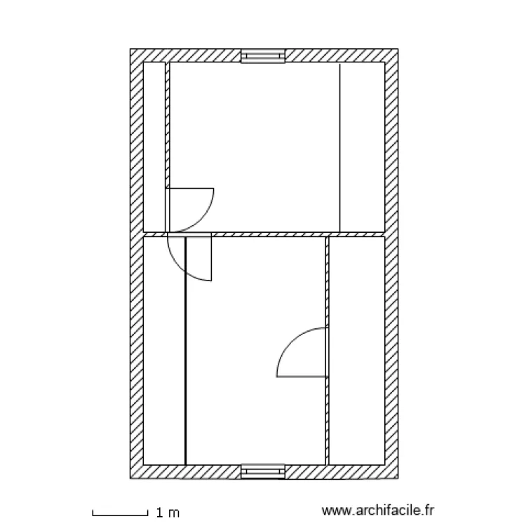 Donville 1 &eacute;tage. Plan de 
