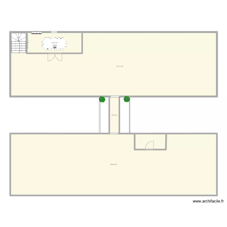 Projet One -1ER. Plan de 