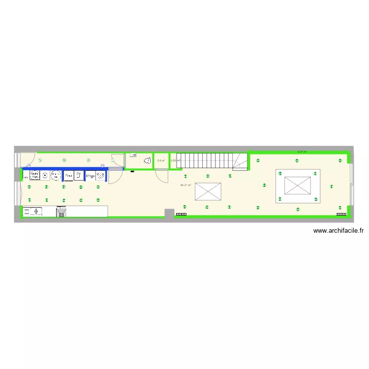Maison Alex et cec. Plan de 