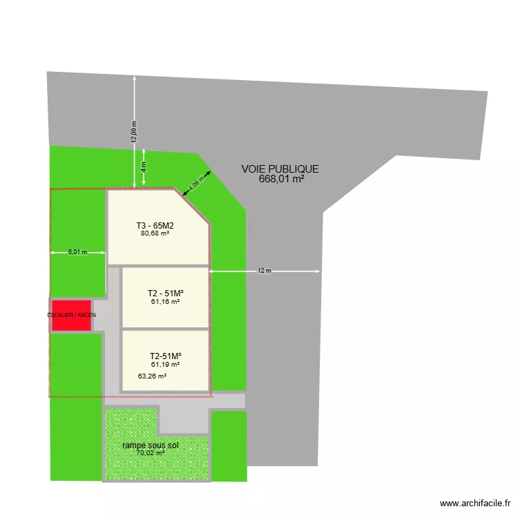hassalany. Plan de 8 et 710 m² hassalany. Plan de 8 et 710 m²