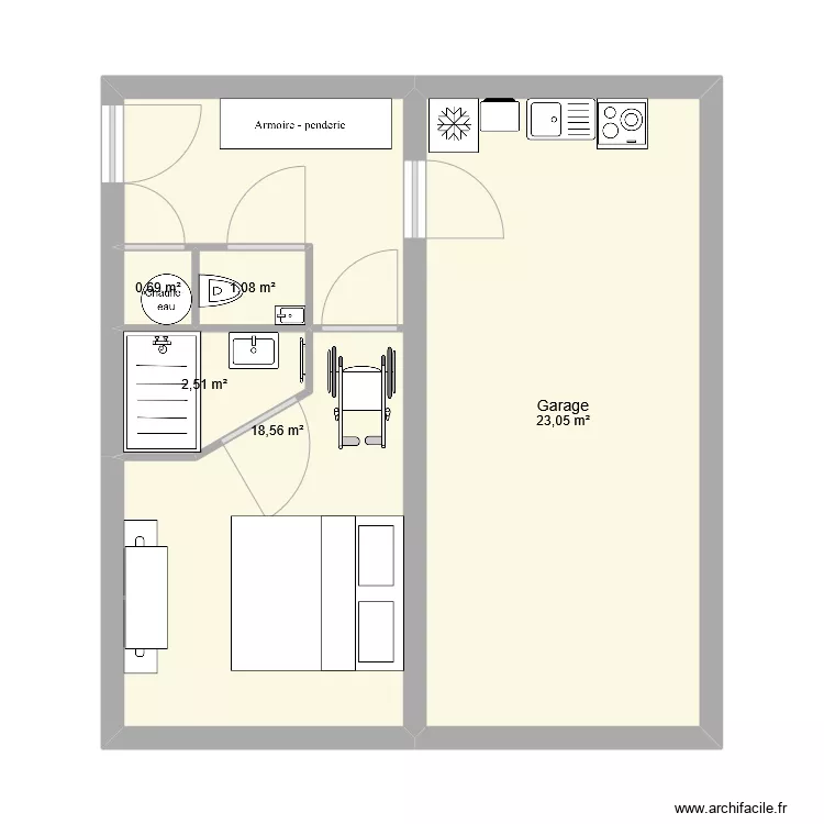 GARAGE 6. Plan de GARAGE 6. Plan de