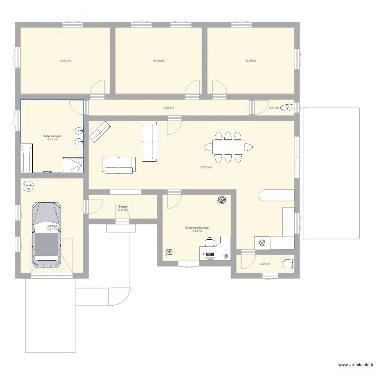 Maison   2. Plan de 11 pièces et 183 m2