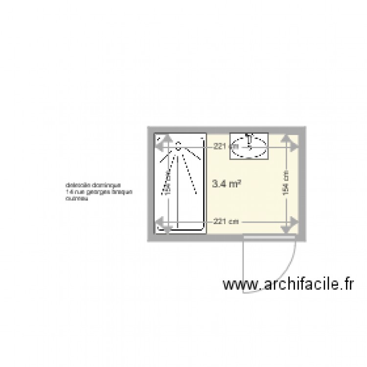 deletoile dominique . Plan de 0 pièce et 0 m2